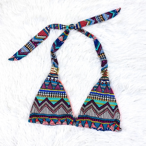 BAR III Triangle Halter Bikini Top - Picture 1 of 4